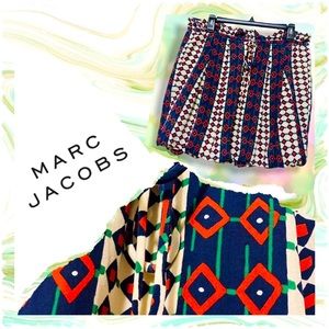 B-1-G-2-FREE!🦋 MARC JACOBS 100%Silk Skirt / 8